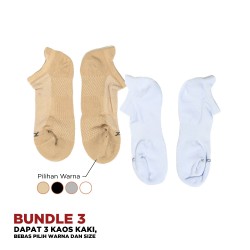 Tomo Journey Socks Sports Ankle Cut - Trio Bundle