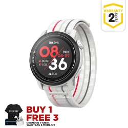 Coros Pace 3 GPS Sport Watch White Nylon