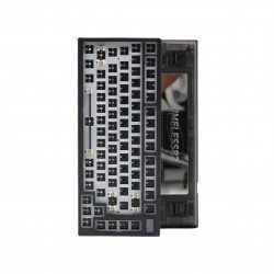 Noir Timeless82 75% Wireless OLED Mechanical Keyboard Gasket Mount ABS - Barebone Black