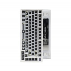 Noir Timeless82 75% Wireless OLED Mechanical Keyboard Gasket Mount ABS - Barebone Beige