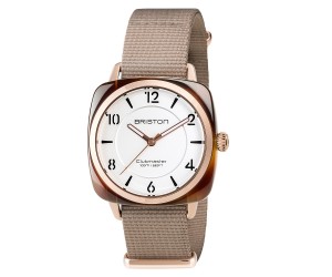 Briston - Clubmaster Chic Acetate HMS Tortoise Shell White Dial 36mm