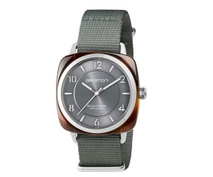 Briston - Clubmaster Chic Acetate HMS Tortoise Shell Grey Sunray Dial 36mm