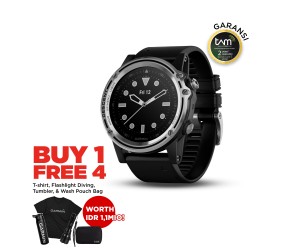 Garmin Descent Mk1 Silver With Black Band