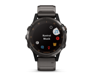 Garmin Fenix 5 Plus - Sapphire Carbon Gray DLC Titanium W/ DLC Titanium Band