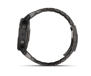 Garmin Fenix 5 Plus - Sapphire Carbon Gray DLC Titanium W/ DLC Titanium Band