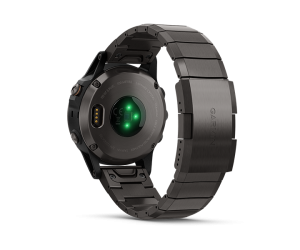 Garmin Fenix 5 Plus - Sapphire Carbon Gray DLC Titanium W/ DLC Titanium Band