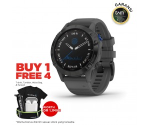 Garmin Fenix 6 Pro Solar - Black w/ Slate Gray Band