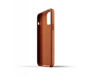 Mujjo - Leather Wallet Case for iPhone 12 Mini Tan