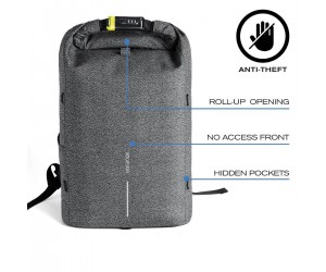 XD Design Bobby Urban anti-theft cut-proof Backpack Grey