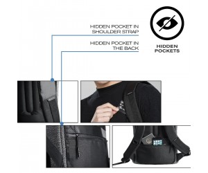 XD Design Bobby Urban anti-theft cut-proof Backpack Grey