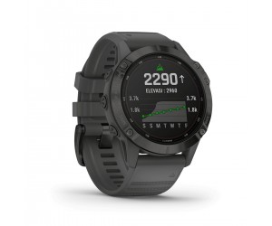 Garmin Fenix 6 Pro Solar - Black w/ Slate Gray Band