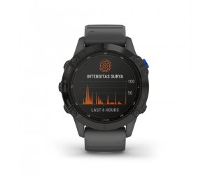 Garmin Fenix 6 Pro Solar - Black w/ Slate Gray Band