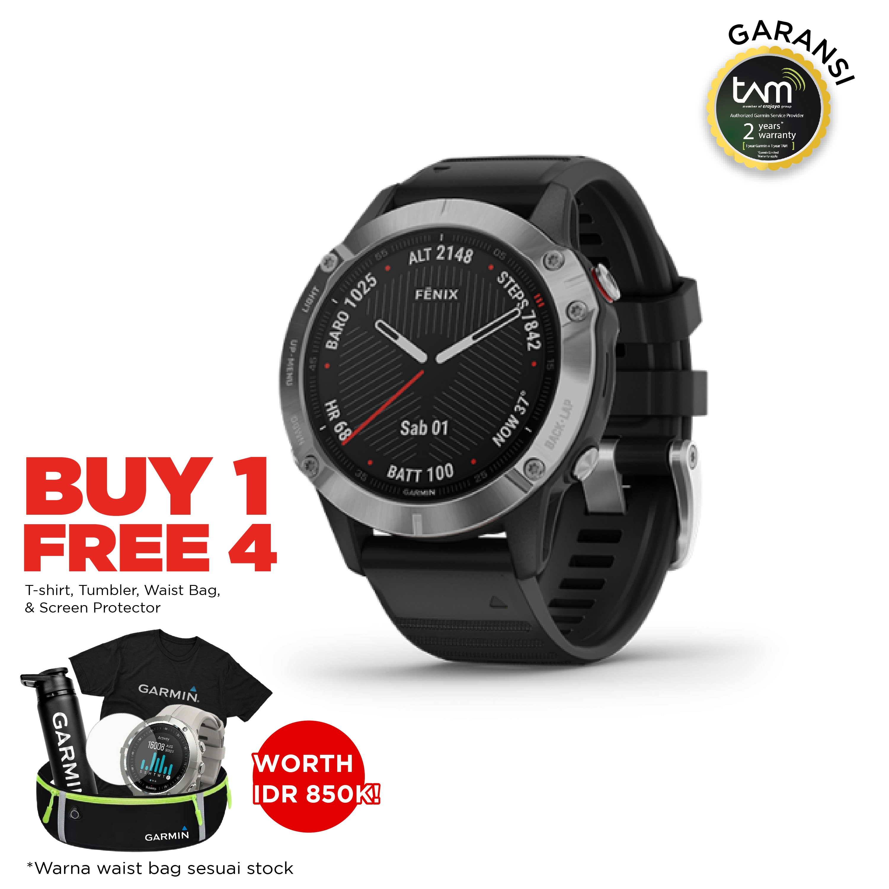 fenix 6x size