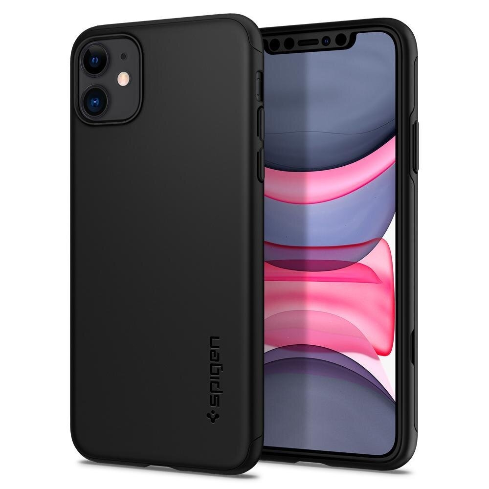 Spigen iPhone 11 Thin Fit Classic Black Authorized Online Retailer