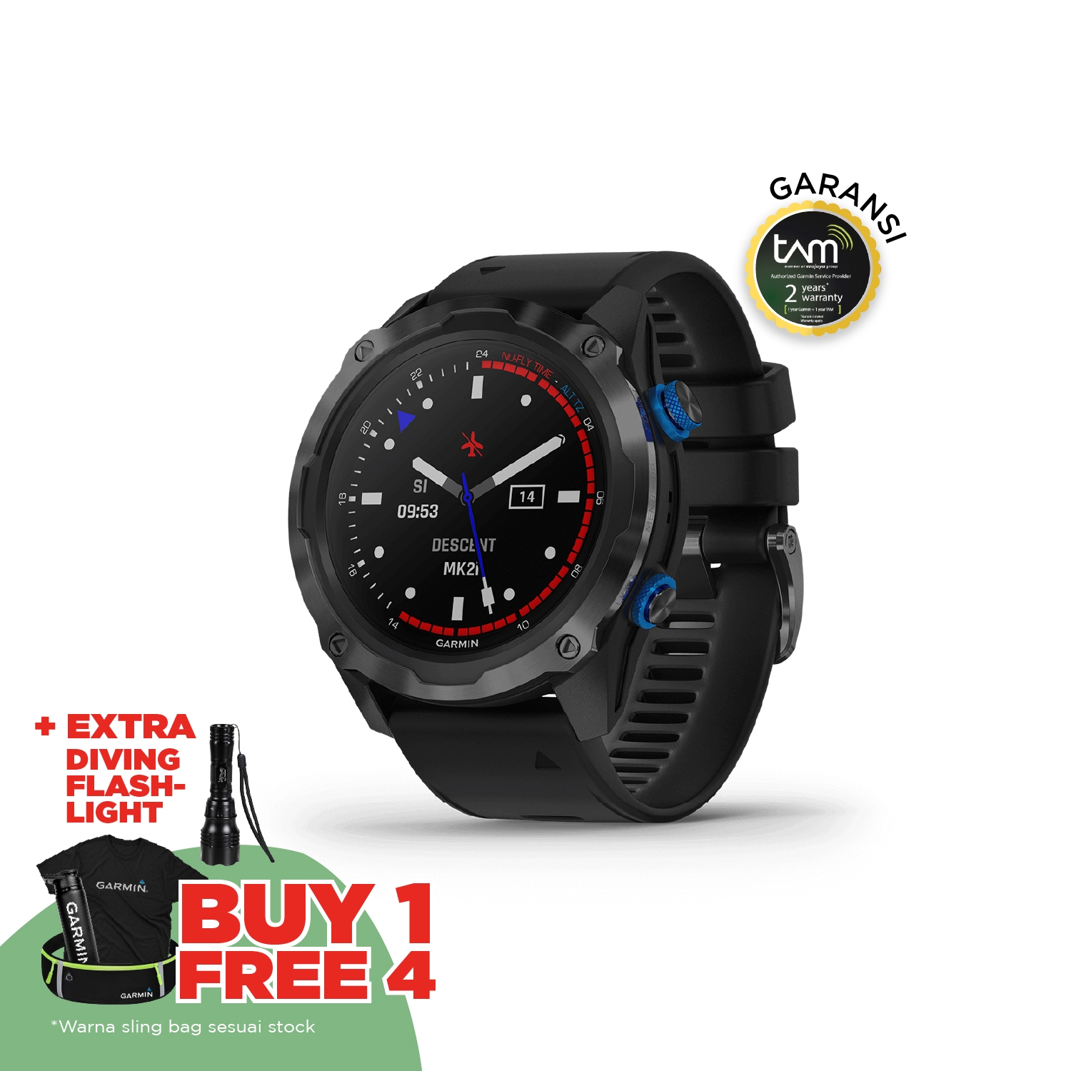 garmin descent mk2 titanium